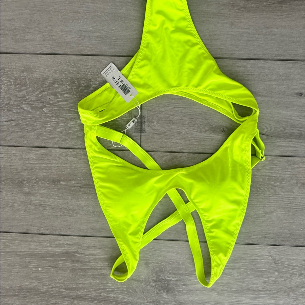 Neon Yellow Women's Swimsuit